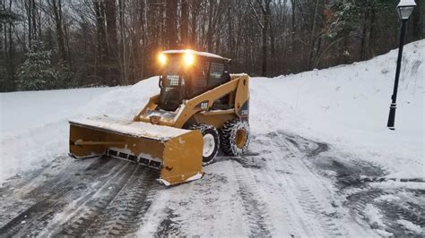 skid steer or tractor for snow removal|best skid steer snow pusher.